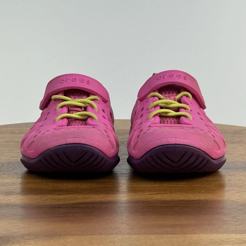 Little Kids‎ Girls Crocs Swiftwater Play Pink Outdoor Walking Water Shoes Size 7